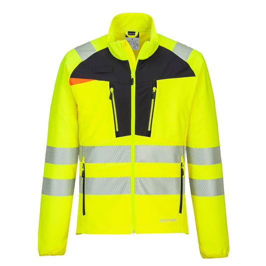 Camiseta De Alta Visibilidad Base Layer Dx4 Con Cremallera / Xxxl / Amarillo-negro_0
