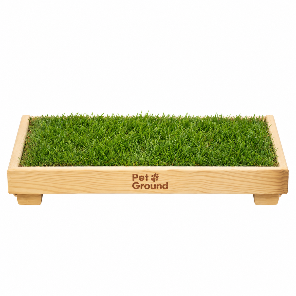Petground, Cama de césped natural para Conejos, Caja De Madera, Accesorio, Mueble S: 62 X 42 Cm_1
