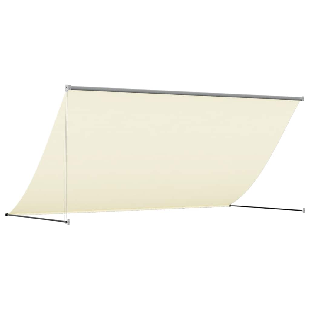 Toldo Retráctil De Tela Y Acero Crema 300x150 Cm_4