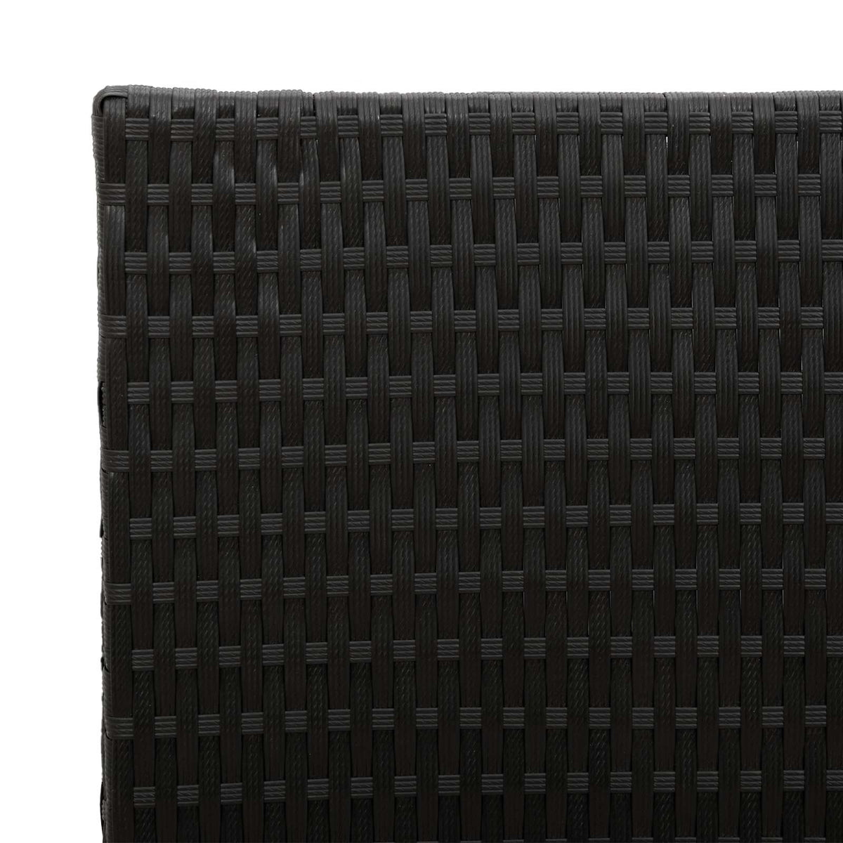 Macetero Alto Negro 55 X 22 X 70 Cm Ratán Sintético_5