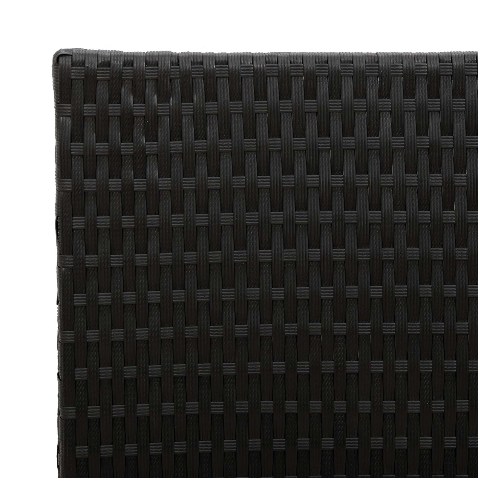 Macetero Alto Negro 55 X 22 X 70 Cm Ratán Sintético_5