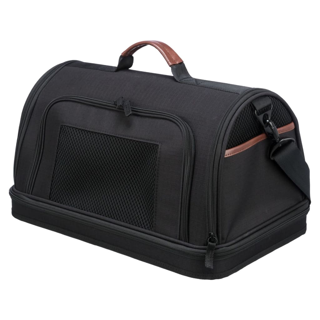 Trixie Bolso Para Transporte Aéreo De Perros Gate Negro 45x28x25 Cm_0