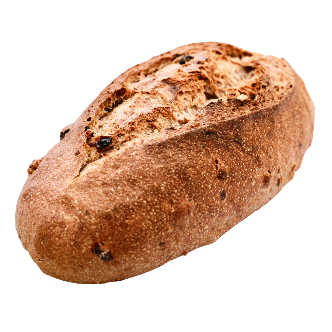 Pan oval ecológico con pasas y nueces 500 g_0