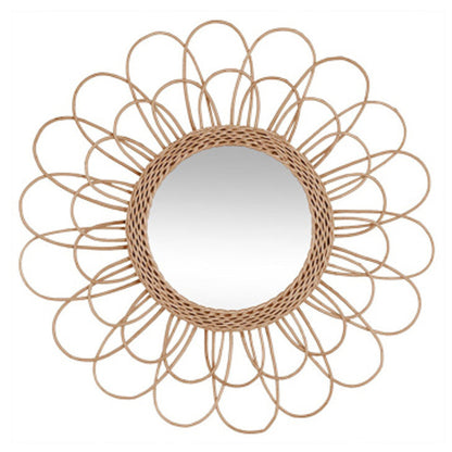 Wellhome Espejo Flor De Ratán D.56cm