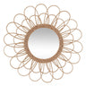 Wellhome Espejo Flor De Ratán D.56cm
