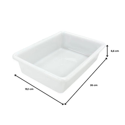 9 Bandejas Uso Alimentario Con Tapa 2,2l Sin Bpa (26,8 X 19,7 X 7 Cm) - Cocinas, Restaurantes, Carnicerías, Catering_3