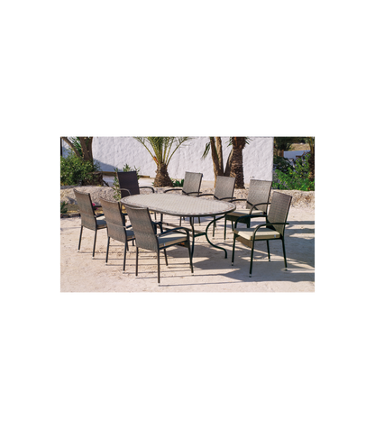 Mesa Ovalada Para Terraza Jardin Mosaico Montecarlo-200._2