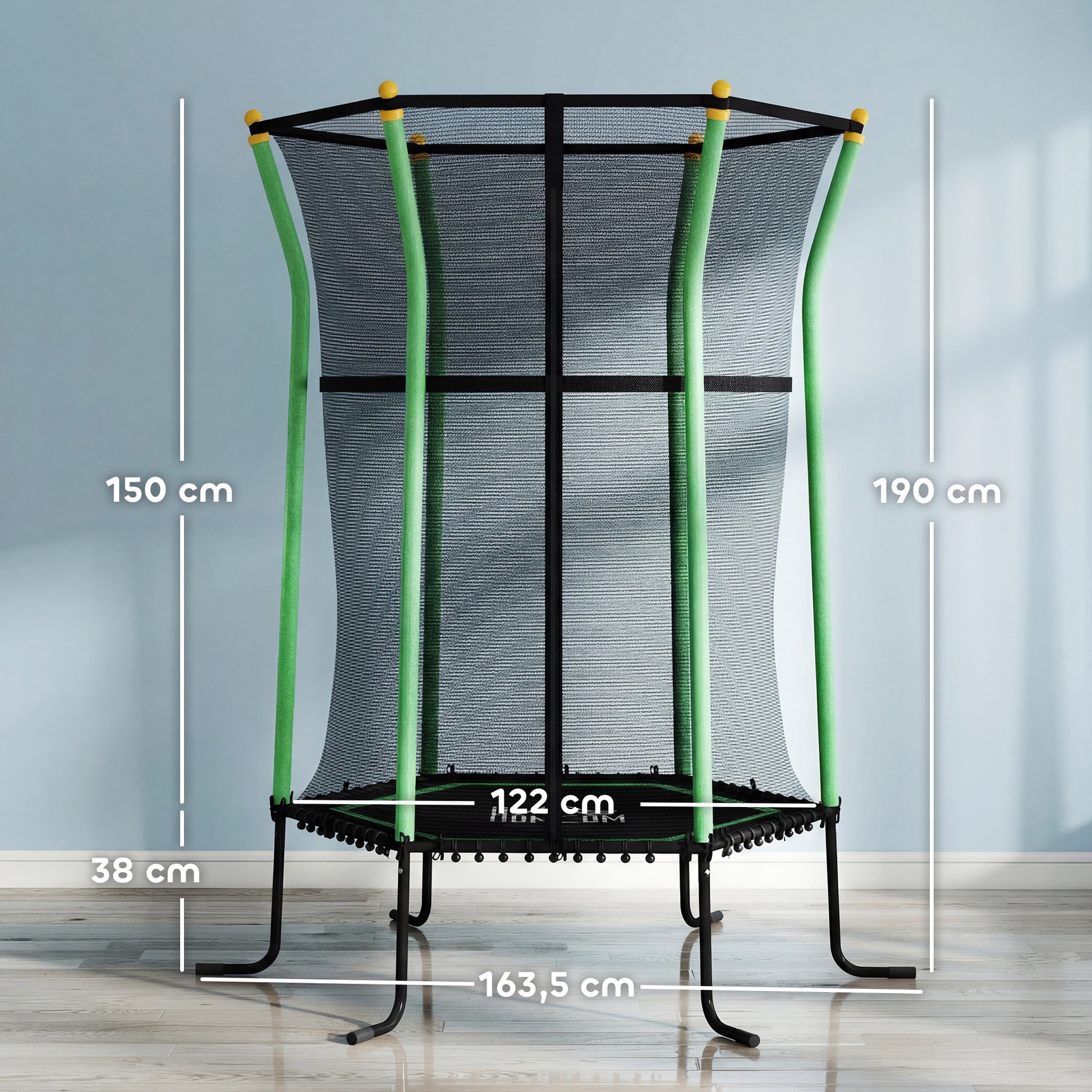 Homcom Cama Elástica Infantil De Jardín Ø163_2