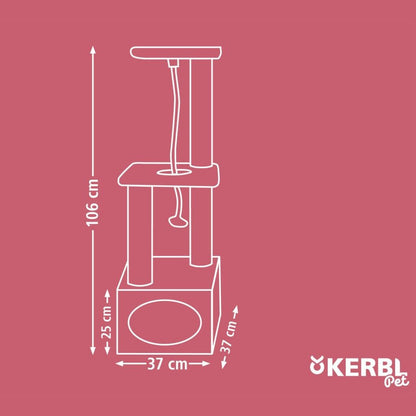Kerbl Rascador Para Gatos Platin Pro Beige 106 Cm_2