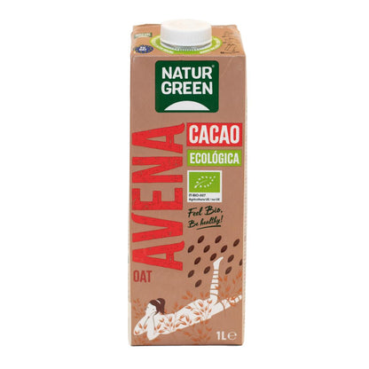 Bebida de Avena Cacao Bio NaturGreen 1 L