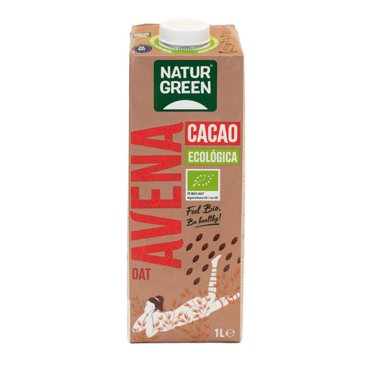 Bebida de Avena Cacao Bio NaturGreen 1 L