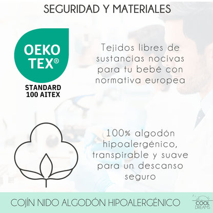 Cojín Nido Reductor De Base Impermeable Grey Atlantis_5