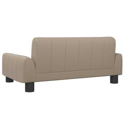 Cama Para Perros De Cuero Sintético Color Capuchino 70x45x30 Cm / Vetonek_0
