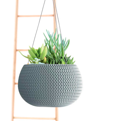 Maceta Splofy Bowl Ws 9l., Con Depósito, Dimensiones (mm) 370x370x218, Color Arándano Claro_4