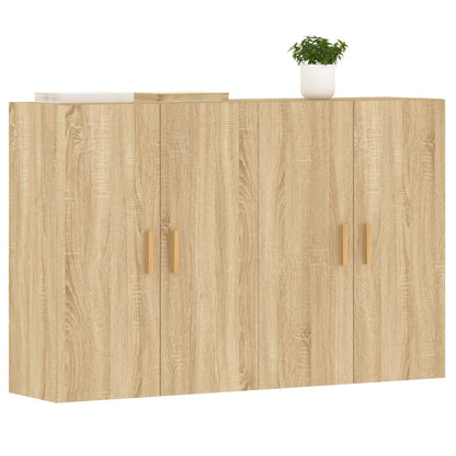 Armarios De Pared 2 Uds Madera De Ingeniería Roble Sonoma_2