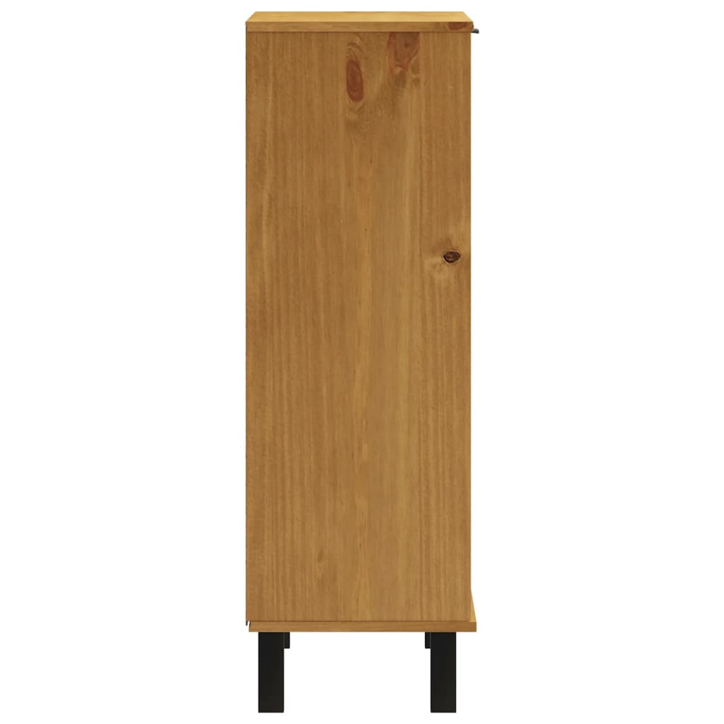 Zapatero Flam Madera Maciza De Pino 59,5x35x107 Cm / Vetonek_1
