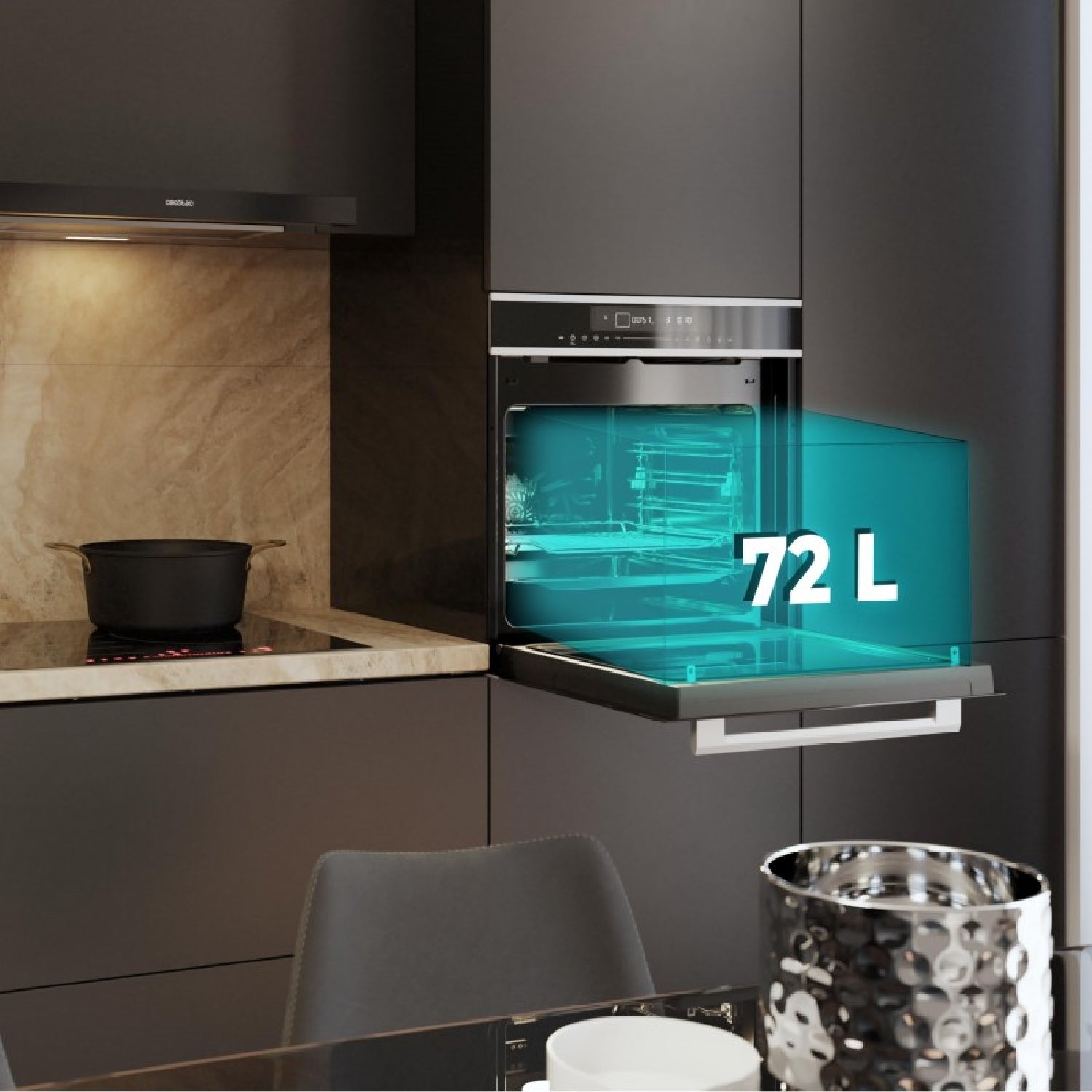 Cecotec Horno Microondas Bolero Hexa Mwo703800 Line_1