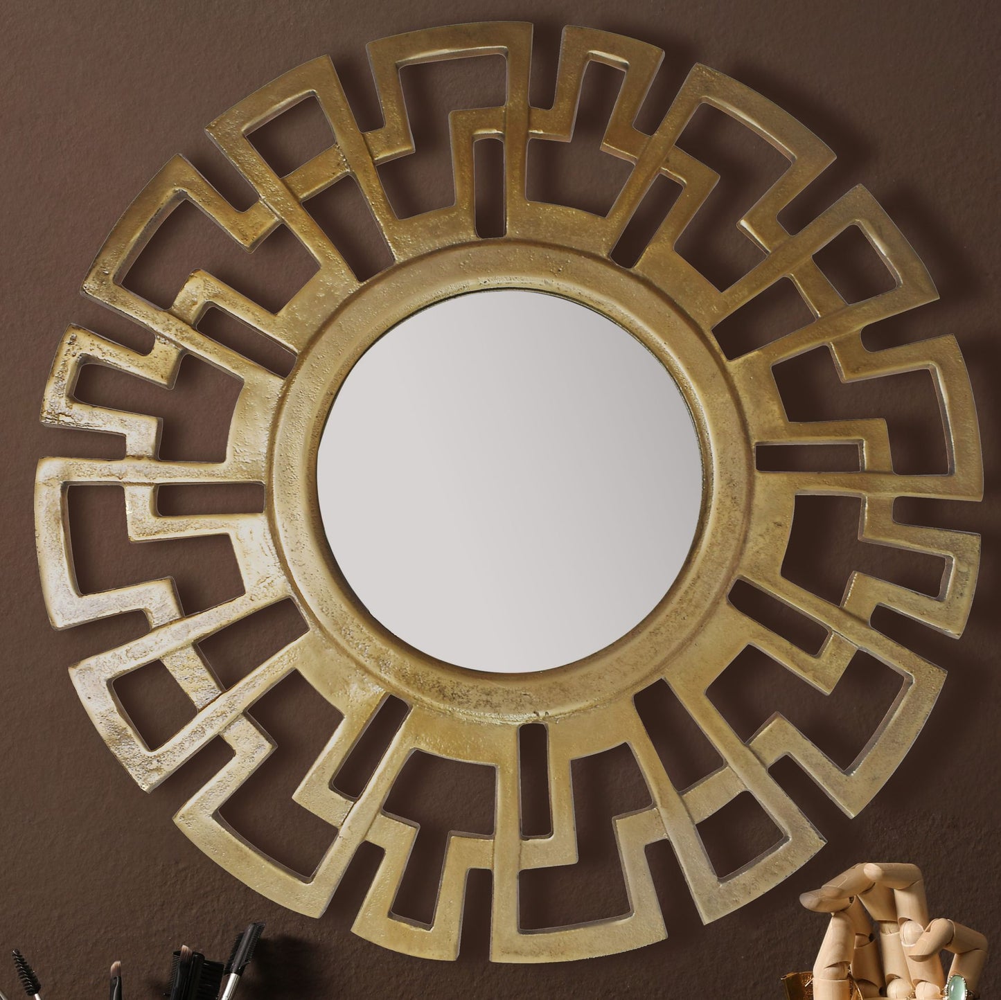 Espejo De Pared Art Deco 60 Cm_1