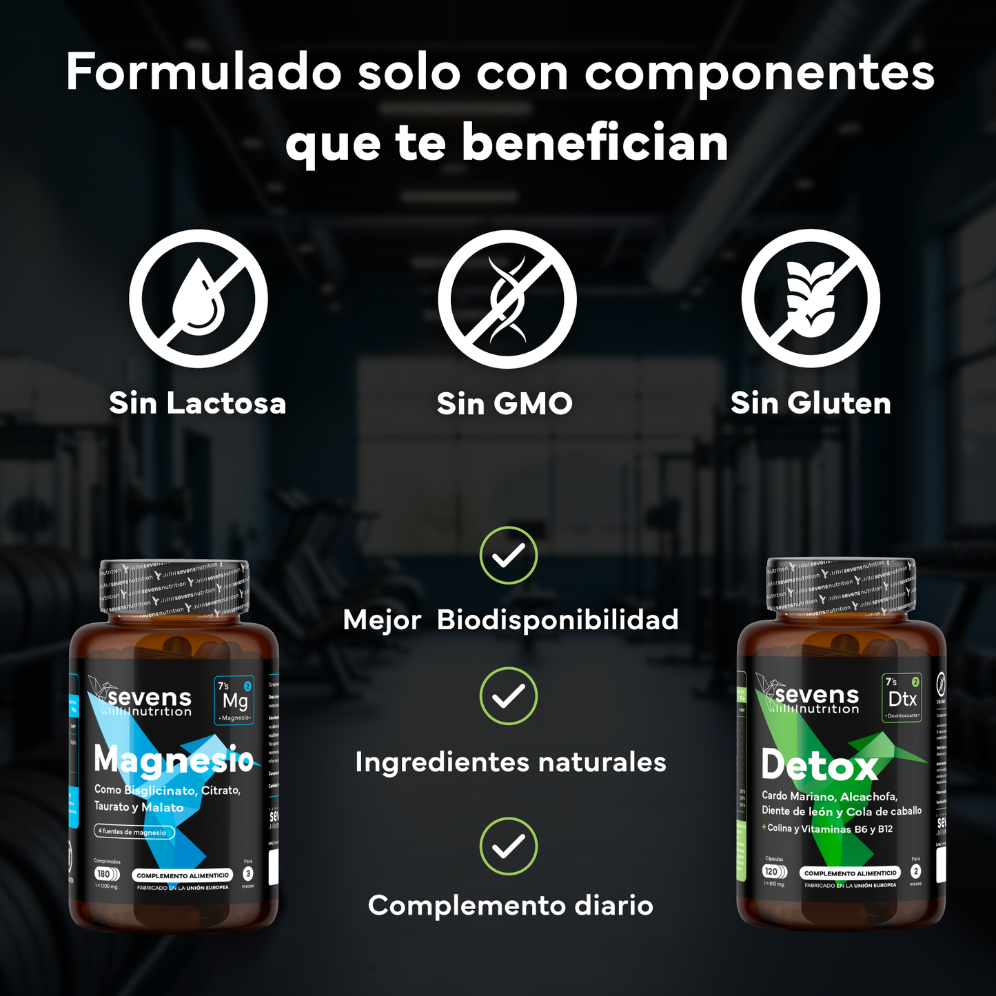 Magnesio Complex 4 En 1 + Detox Natural Con Cardo Mariano. Sevens Nutrition. Energía, Depuración Y Equilibrio Digestivo_3