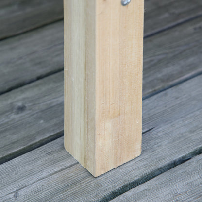 Huerto Urbano Elevado Con Estante Outsunny 90x40x81 Cm Natural_4