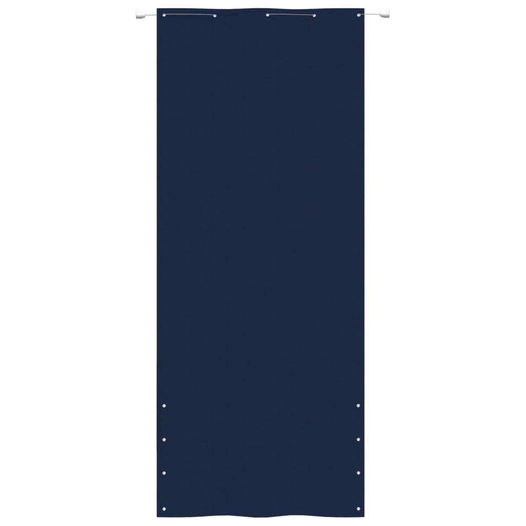 Vidaxl Toldo Para Balcón De Tela Oxford Azul 100x240 Cm_1