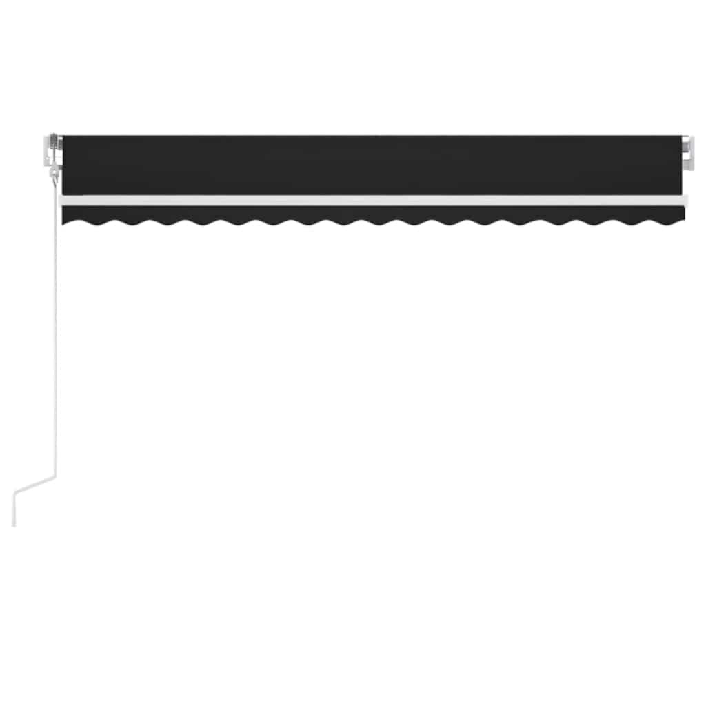 Toldo Automático Led Sensor De Viento Gris Antracita 400x350 Cm_2