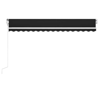 Toldo Automático Led Sensor De Viento Gris Antracita 400x350 Cm_2