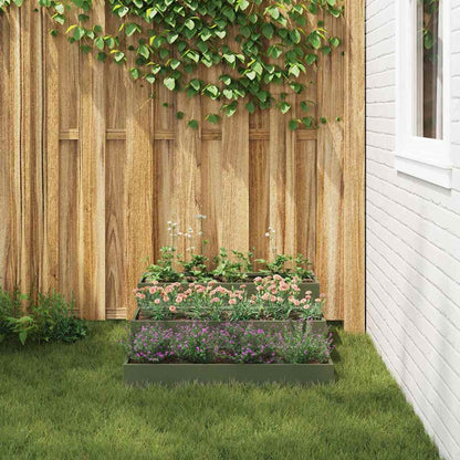Macetero De Jardín Verde Oliva 90 X 90 X 35 Cm_3