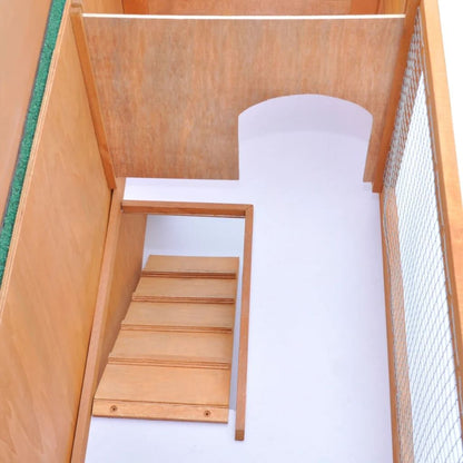 Vidaxl Casa De Animales Pequeños Jaula Conejera 1 Puerta Madera_4