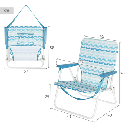 Aktive Pack Playa Silla Baja (45x40x70 Cm) + Nevera Portátil 20 Litros_3