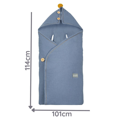 Saco Para Grupo 0 Unviersal Entretiempo Muselina Petrol