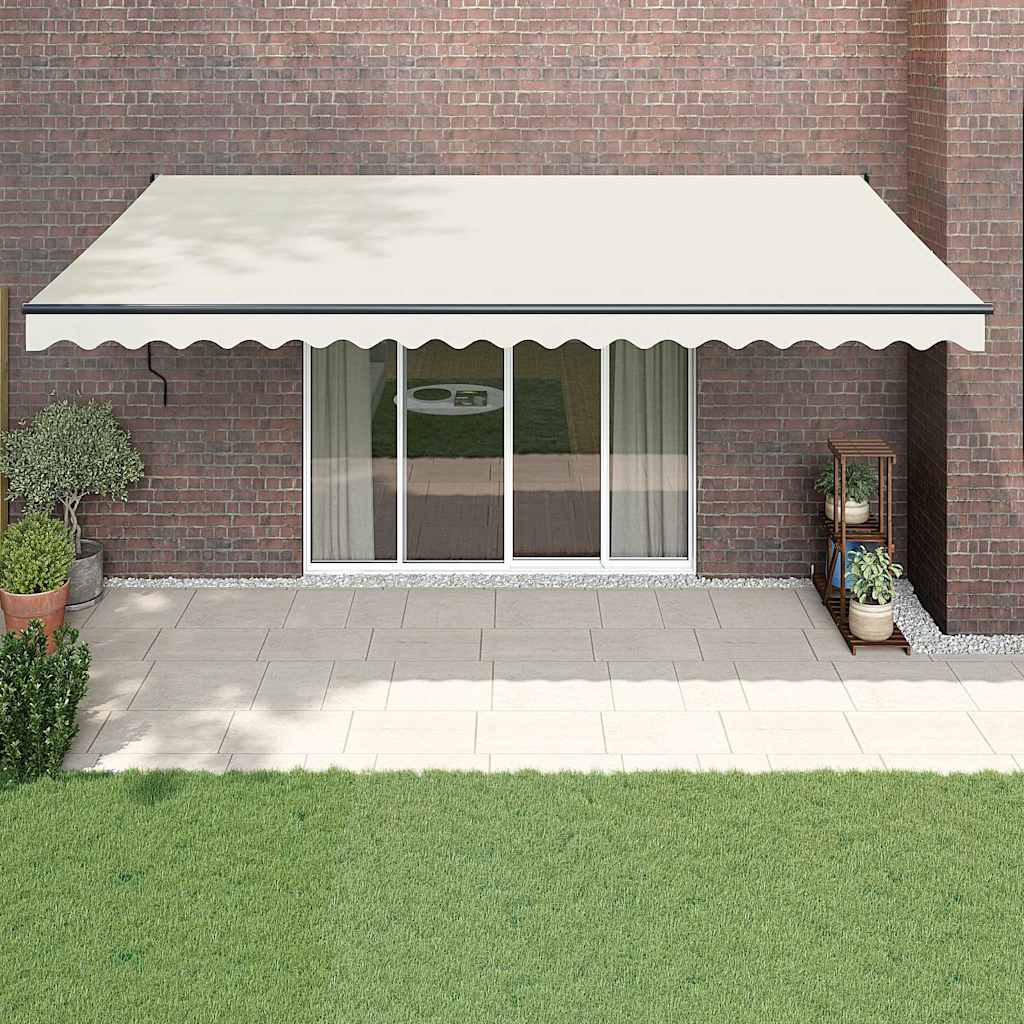 Toldo Retráctil Automático Color Crema 5x3 M_1