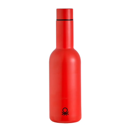 Botella De Agua 550ml Acero Inoxidable Rojo Casa Benetton_0