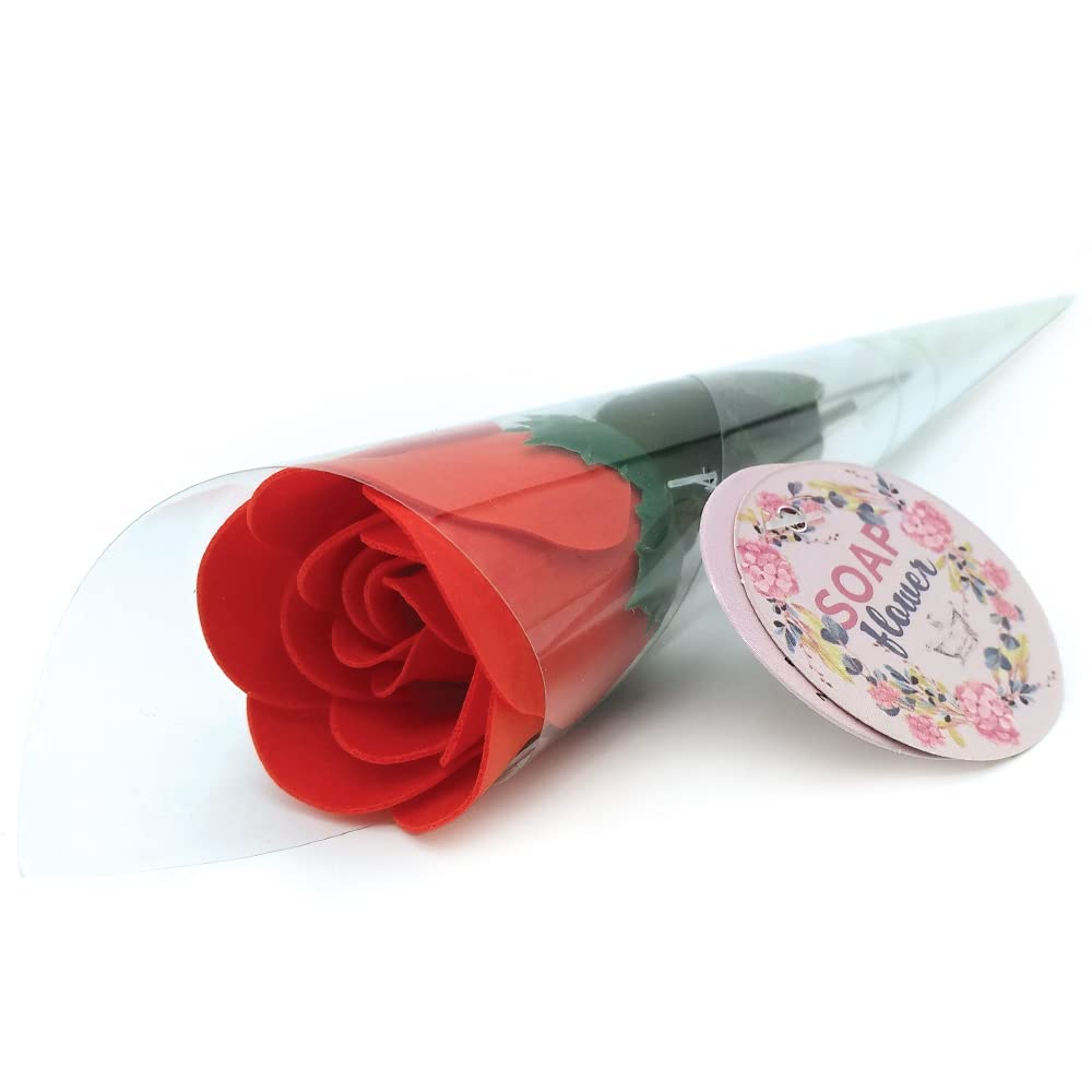 Pack De 6 Rosas De Jabón Para Baño Aromático Y Relajante (roja) - Regalo Original Para Días Especiales - Aroma Atalcado_2