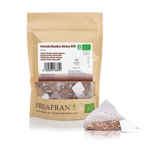 Infusión De Rooibos Naranja Ecológica En Pirámides | Calidad | Frisafran 30 Uds_0