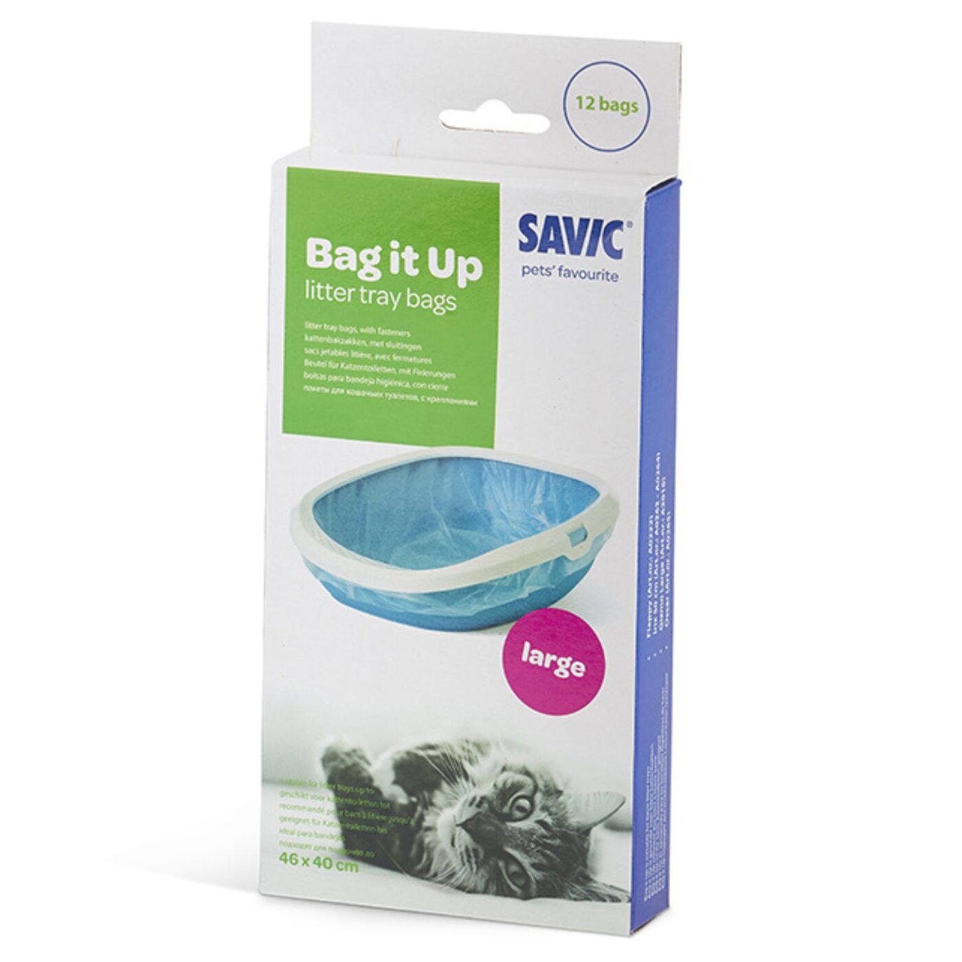 Savic 12 Bolsas Higienicas Para Arenero Grande 50x36cm_0