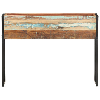 Jardinera De Madera Maciza Reciclada 90x20x68 Cm_0