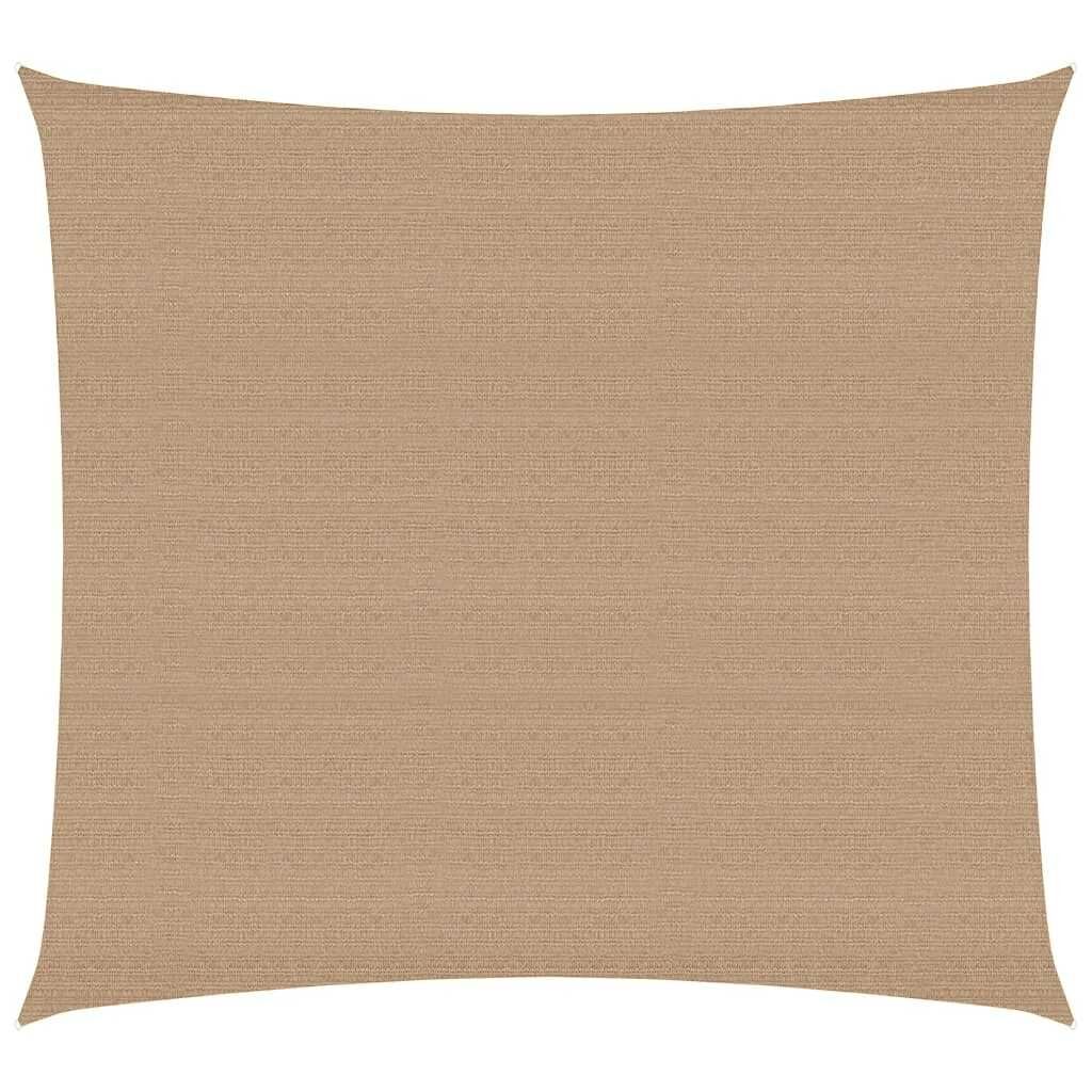 Vidaxl Toldo De Vela Hdpe Gris Taupe 160 G/m² 4x4 M_0