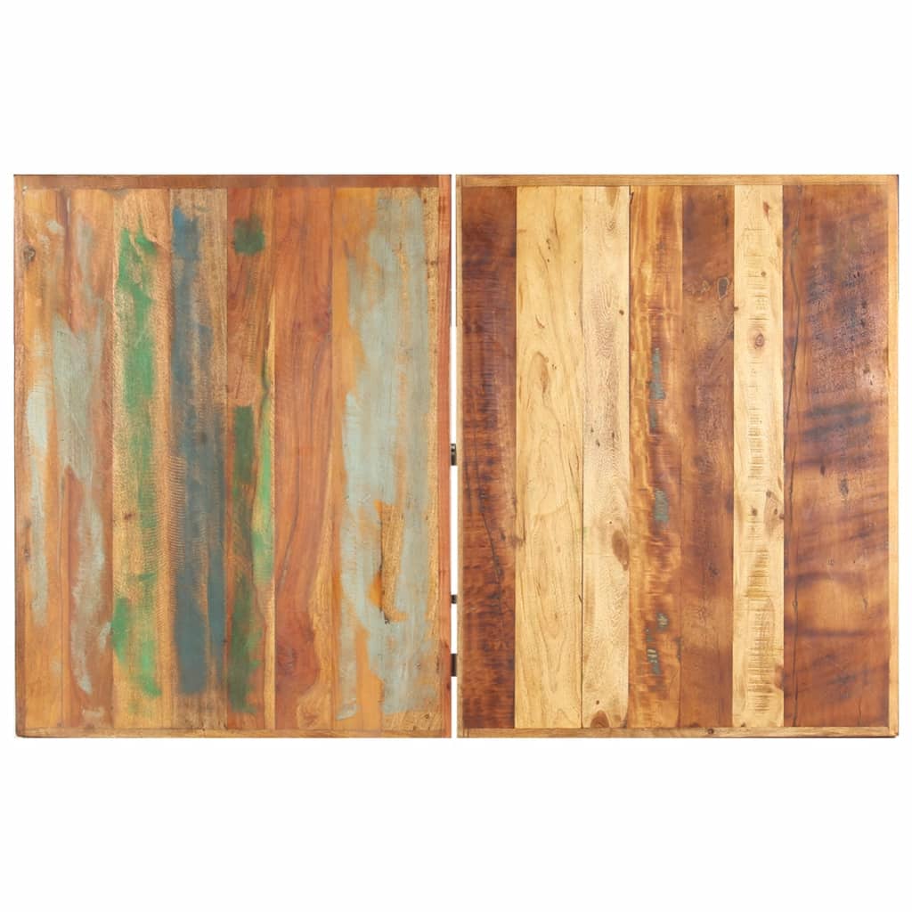 Mesa De Centro De Madera Maciza Reciclada 142x90x42 Cm_1