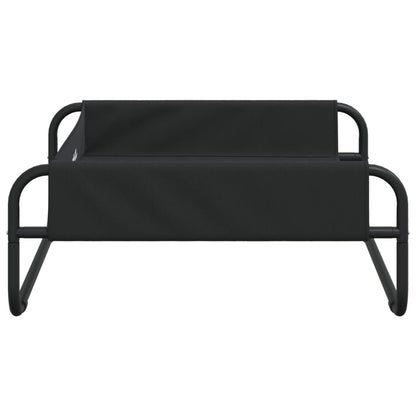 Cama Elevada Para Perros Tela Oxford Y Acero Gris Antracita / Vetonek_2