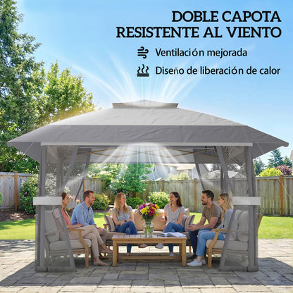 Outsunny Carpa Plegable 4x4 M_3
