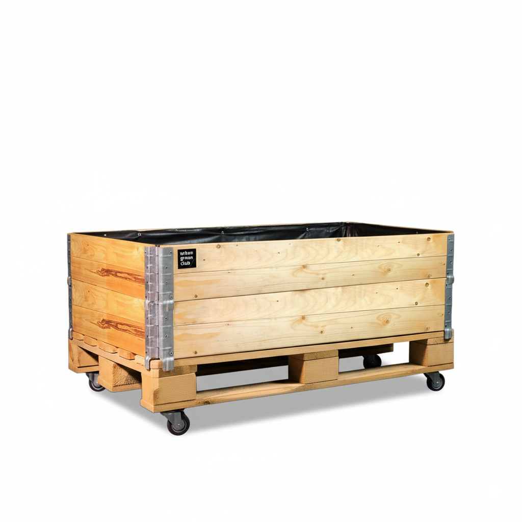 Bancal De Cultivo De Madera De Pino Urban Green Club - 120x80x50 Cm 400 L_0