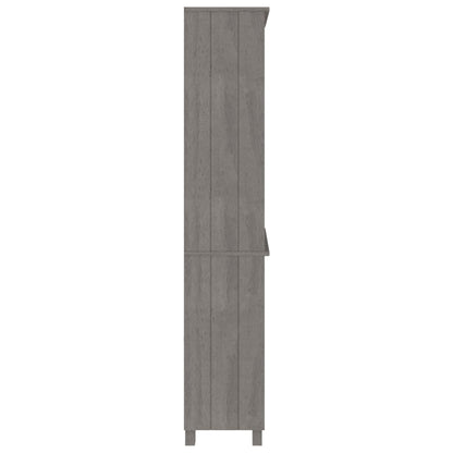 Aparador Hamar Madera De Pino Maciza Gris Claro_3