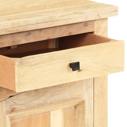 Mesita De Noche De Madera Maciza Reciclada 40x30x50 Cm_4