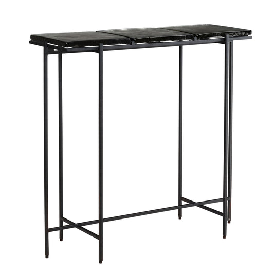 Mesa Consola Negra 90x29x85 Cm_0