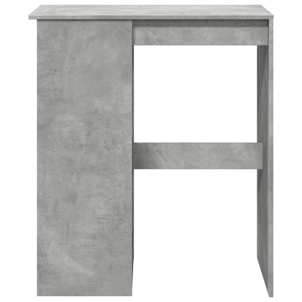Mesa Alta Con Estantes Madera Gris Hormigón 90x47,5x103,5 Cm_2