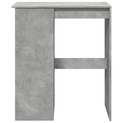 Mesa Alta Con Estantes Madera Gris Hormigón 90x47,5x103,5 Cm_2