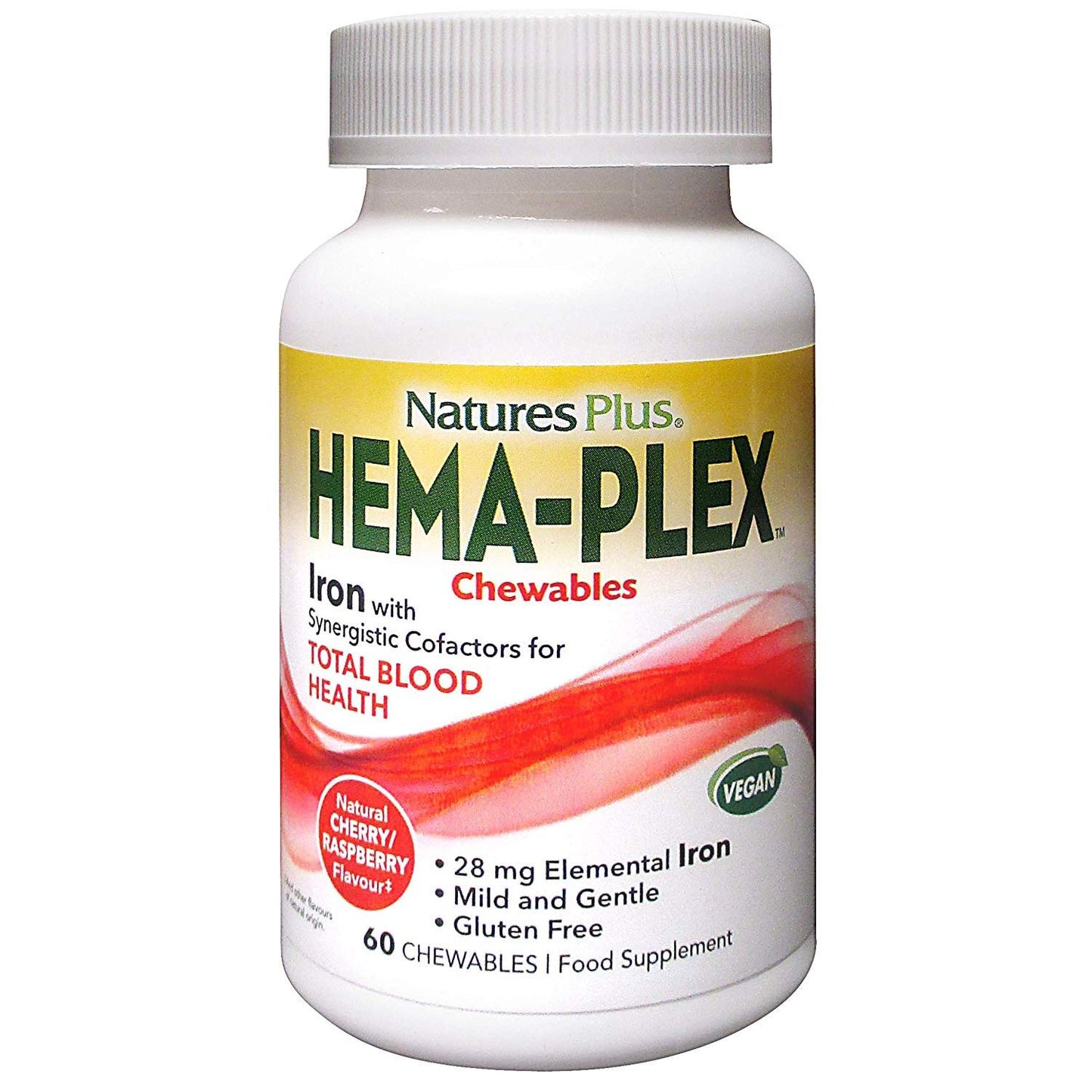 Hema-Plex Nature's Plus 60 comprimidos masticables
