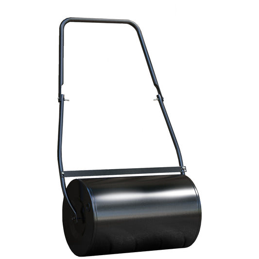 Rodillo De Césped Durhand Negro 38l Llena De Agua 60x32x105cm Acero_0