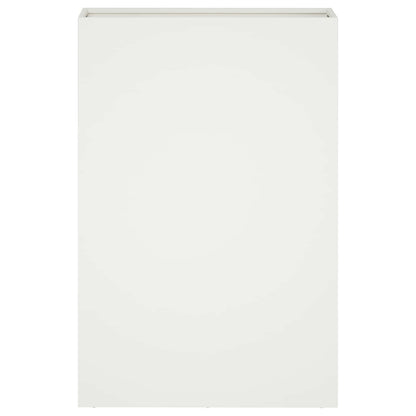 Macetero De Jardín Blanco 40 X 20 X 75 Cm_2